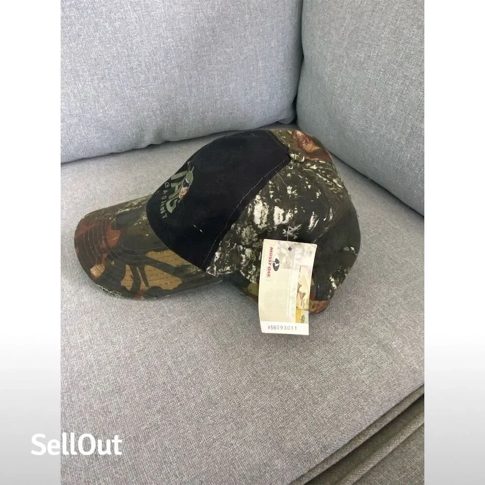 Mossy Oak Camo Embroidered Adjustable Cap Hat Unisex One Size